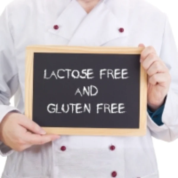 Lavagna con Lactose free e gluten free