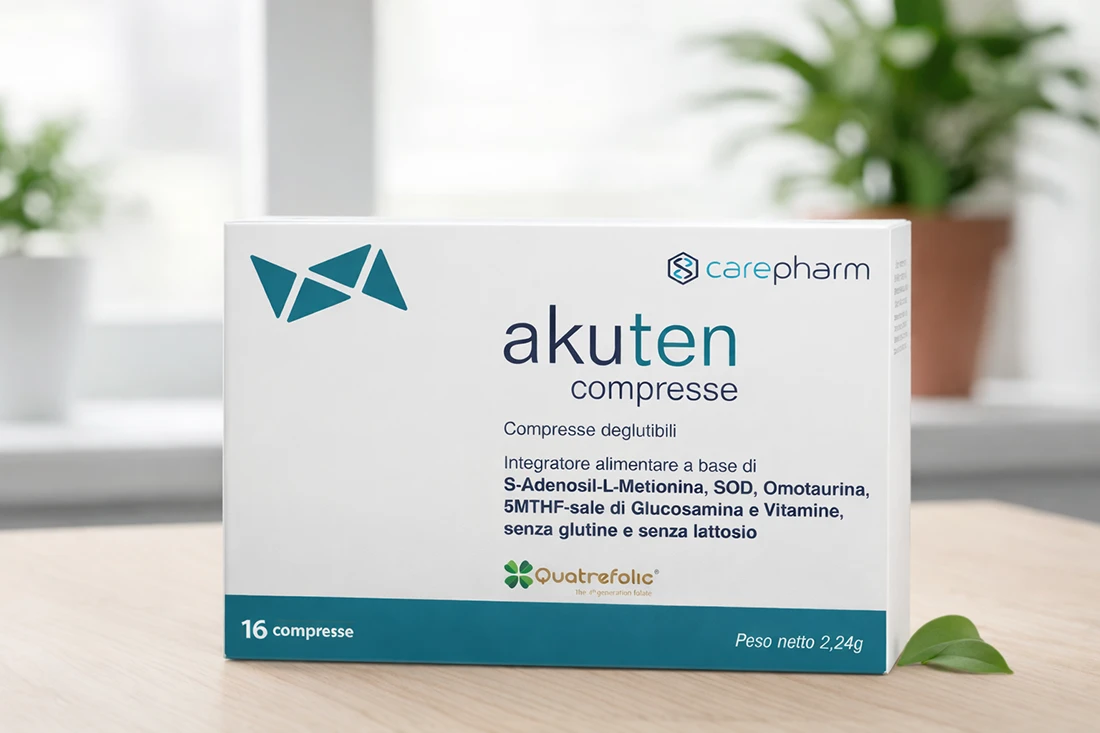 akuten compresse sul tavolo